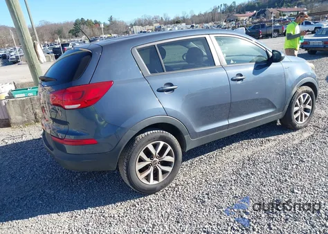 2015 Kia Sportage Lx из США, поврежденный, VIN KNDPBCAC2F7757761